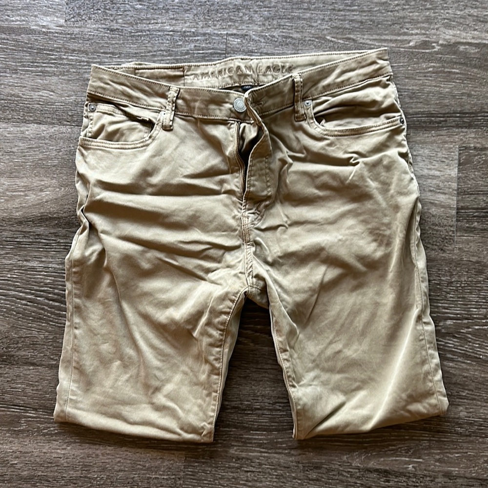 American eagle flex skinny khaki pants